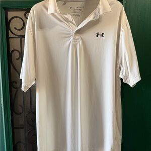 Under Armour Men's Classic White Polo